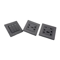 Prise murale universelle BENDI à cinq trous, 1 port USB-A, 1 port USB-C, 16A 250V, matériau en aluminium, utilisation hospitalière, charge rapide intelligente Zigbee