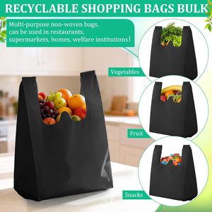 Bolsas de Compras de Tela No Tejida Impresas Personalizadas, Ecológicas, Económicas, Reutilizables, Tipo Camiseta - Product Image 2