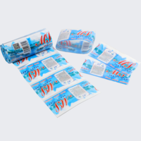 Étiquettes thermorétractables en PVC imprimées avec logo personnalisé pour les bouteilles d'eau, de jus et de vodka