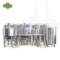 Système de brassage de bière 1800L 4V, équipement commercial à quatre cuves pour brasserie moyenne