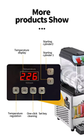 Máquina Comercial para Hacer Bebidas Congeladas, 12L, Tanque Único, Bobina de Inducción, Garantía de 4 Años, Uso en Fábricas de Bebidas, Recipiente a Presión