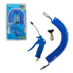 Industrial Hot Air Blow <b>Duster</b> with 5 Meter PU Spiral Hose Air Compressor Nozzle for Truck Dust Cleaning - Product Image 4