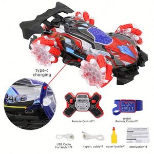 New Remote With Led Lights Music Toys 2 Control Mode Toy All Terrains Auto Spray Rc Drift Car - Product Image 4