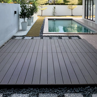 Großhandel WPC-Terrassendielen Holz-Kunststoff-Verbunddielen für Außenbereich Wasserdicht Rutschfest Co-Extrusions-Bretter für Garten, Terrasse und Balkon
