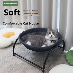 Auf Lager <span class=keywords><strong>Summer</strong></span> Mesh Haustier bett für kleine Hunde Katzen Kühlung Hänge korb Abnehmbare wasch bare Funktion Solides Katzen nest für den Winter - Product Image 5