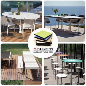 8mm 12mm laminado compacto <span class=keywords><strong>revestimiento</strong></span> UV 70x70 HPL <span class=keywords><strong>Panel</strong></span> al aire libre precio superior de la Mesa - Product Image 5