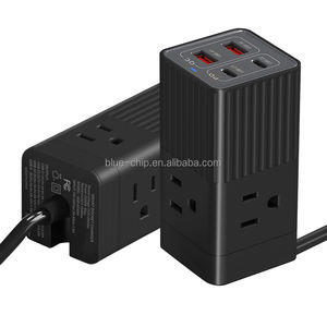 Yanchentian 65W USB Type C <span class=keywords><strong>chargeur</strong></span> mural haut de gamme 4 ports adaptateur multi-téléphone charge rapide câble de support de bureau pour écouteurs mobiles - Product Image 2