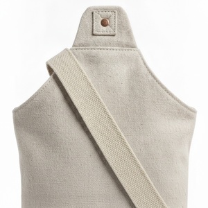 Sac de transport en chanvre pour pickleball, capacité 1 raquette 10 oz, non teint, logo personnalisé, vente en gros, sac de transport pour raquette de tennis et padel - Product Image 4