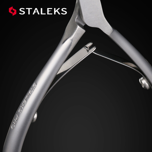 <span class=keywords><strong>STALEKS</strong></span> Pince à manucure ergonomique en acier inoxydable à levier à ressort, pointe à lame aiguisée, prise en main ergonomique, pour environnements chauds, humides et tropicaux - Product Image 5