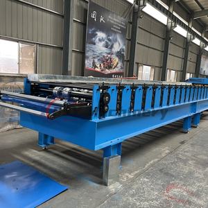 높은 RIB 루핑 패널 롤 성형 기계 기어/베어링/모터/펌프 코어 패널 루핑 시트 단계 타일 생산 - Product Image 6