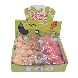 Jouet anti-stress pour enfants en forme de teckel en TPR, balle à pincer et à presser pour soulager l'anxiété - Product Image 3