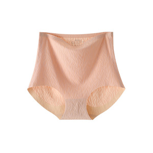 Da donna senza soluzione di continuità sensazione nuda 3D pesca Hip compressione Boyshorts a vita alta e traspirante stile di vita biancheria intima - Product Image 5