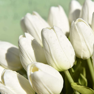 Venta caliente Real Touch Decorativo Pu <span class=keywords><strong>Tulipanes</strong></span> <span class=keywords><strong>Ramo</strong></span> de flores Venta al por mayor <span class=keywords><strong>Ramo</strong></span> de <span class=keywords><strong>tulipanes</strong></span> artificiales - Product Image 3