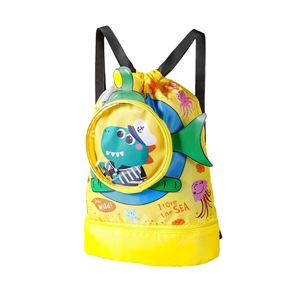 Childrens Swimming Bag Wet Dry Separation Waterproof <b>Drawstring</b> <b>Backpack</b> For Kids Beach Trip Storage - Product Image 5