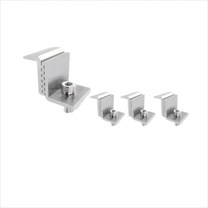 Có thể điều chỉnh Bảng điều khiển năng lượng mặt trời cuối Kẹp nhôm gắn khung tonkor TK-028 bề mặt Anodized 25 năm tuổi thọ cho mái năng lượng mặt trời - Product Image 6