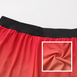 Pantaloncini da Jogging 2 in 1 Rosso Fiammante con Fodera in Rete ad Asciugatura Rapida per Corsa Notturna Sicura ed Esercizio Fisico Personalizzato - Product Image 3