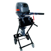 Motor Tempel Kapal 2 Tak 40HP Grosir OEM, Starter Manual, Tipe Long Shaft, Tersedia Aksesoris Lengkap untuk Perahu Mancing di Teluk