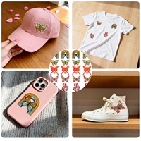 20 Pièces de Patchs Papillon Colorés Bohème à Thermocoller ou à Coudre, Appliques Brodés Papillon Hippie pour DIY sur Sacs, Sacs à Dos, Chapeaux