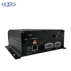 LSZ sürücü monitör sistemi gelişmiş sürüş yardım sistemi AHD 1080P araç Blackbox DVR GPS ile 6 kanal HDD mobil DVR