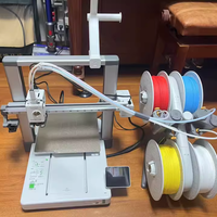 Imprimante 3D A1 Combo originale, haute vitesse, multicolores, AMS, nivellement automatique, fabrication de modèles industriels, imprimante 3D FDM