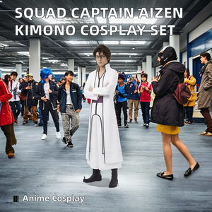 Disfraz de Cosplay del Capitán de Anime Squad, Kimono Completo para Hombres Adultos, Poliéster de Alta Calidad, Traje para Juego de Roles - Product Image 2