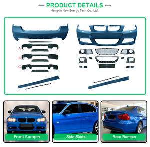 Kit de Carrocería E90 Actualización Estilo Ancho MT Autopartes para <span class=keywords><strong>BMW</strong></span> Serie <span class=keywords><strong>3</strong></span> E90 <span class=keywords><strong>M</strong></span> Sport Parachoques Trasero para <span class=keywords><strong>BMW</strong></span> E90 MT 2005-2012 - Product Image 3