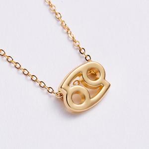 Regalo de cumpleaños, chapado en oro, 12 signos del zodiaco, colgante, tarjeta de deseo, cadena de oro, Gargantilla, collar de astrología, joyería para mujer - Product Image 5
