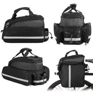 Sacoche de vélo BSCI, grande capacité 10-25L, multifonction, étanche, pour porte-bagages arrière, sac à main, sac à bandoulière - Product Image 6