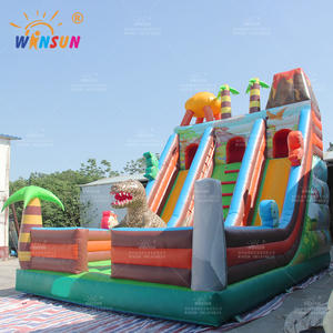 WINSUN - Tobogán Inflable Comercial con Temática de Dinosaurios, Castillo Hinchable con Tobogán para Parques de Atracciones, Certificado CE, Libre de Plomo, Resistente al Fuego - Product Image 6