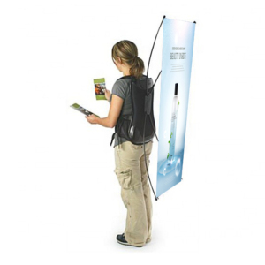 Nhà Máy Giá Đa-Chức Năng Di Chuyển Ba Lô Cờ Biểu Ngữ Quảng Cáo Ngoài Trời Polyester Cờ Kỹ Thuật Số Sợi Thủy Tinh Nhôm - Product Image 3