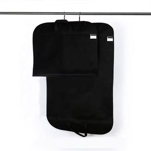 Foldable Non Woven Bathroom Garment <b>Bag</b> with Clear Window 60*100HCM Hanging Dress Coat Suit <b>Bag</b> Zipper Custom Logo Available - Product Image 5