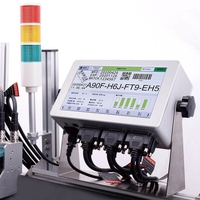 Suministro directo de fábrica en línea Tij Mini impresora de inyección de tinta 12,7mm Industrial para código de lote RICOH cabezal de impresión Material de impresión de huevo