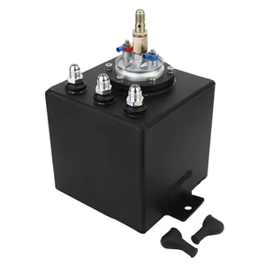 燃料サージポットタンク2Lアルミニウムレーシングカー044外部燃料ポンプ付きAN6旋回 - Product Image 5