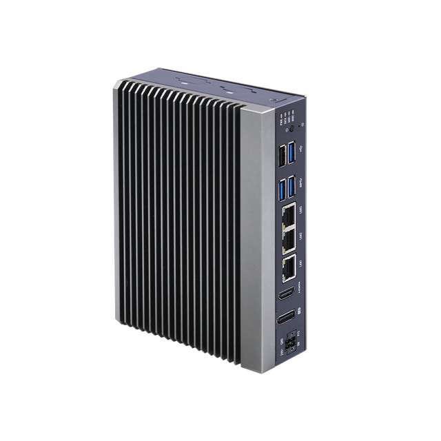 Industrial Fanless Mini PC with Embedded Intel Alder Lake N97 N200 I3-N305 Max 8 Cores DDR5 Windows 11 & Linux in Stock