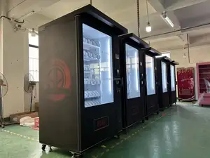 La máquina expendedora de bebidas más vendida en Europa para alimentos y bebidas, máquina expendedora de aperitivos con pago con tarjeta de cambio de moneda en efectivo