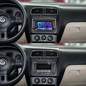Hicbest 7 pouces Android Octa 2Din Autoradio pour <span class=keywords><strong>lecteur</strong></span> <span class=keywords><strong>DVD</strong></span> avec Carplay GPS & DSP Tableau de bord universel pour Volkswagen <span class=keywords><strong>Compatible</strong></span> - Product Image 2