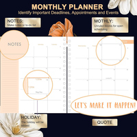 Agenda Personalizada Prolead con Logotipo en Dorado, Tapa Dura B5, Papel Ecológico, Encuadernación en Espiral, 80 Hojas, Impresión CMYK
