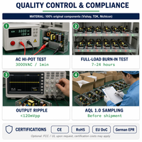 Alimentation à découpage régulée triple sortie 20V 3A Plus/Moins 50V 2.5A en forme de U, SMPS, AC/DC industrielle, ODM, vente en gros