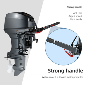 Moteurs marins à essence compatibles avec les bateaux, grande puissance, 703 cm3, 40 CV, 2 temps, démarrage par moteur - Product Image 3