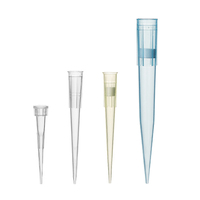 Embouts de micropipette stériles jaunes et bleus certifiés ISO, personnalisés, 200 μL, 1000 μL