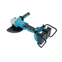 Meuleuse d'angle sans fil 36V (double batterie 18V) 230mm (9 pouces) avec fonctions de sécurité pour le meulage et la découpe