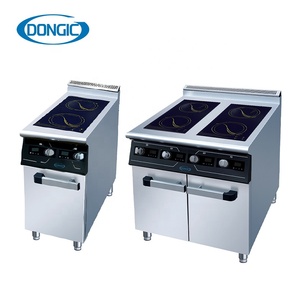 Infineon-Estufa de inducción IGBT de 4 quemadores, <span class=keywords><strong>armario</strong></span> con base de panel cerámico de vidrio resistente al desgaste de alta resistencia - Product Image 1