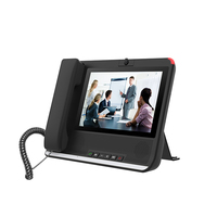 Téléphone domestique ROM 64G RAM 4G LTE Android 12 avec 2 correctifs de carte SIM Téléphone de bureau sans fil Téléphone d'appel vidéo professionnel