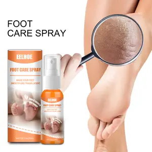 Spray para cuidados com os pés eelhoe, spray esfoliante para cotovelos e calos, atacado