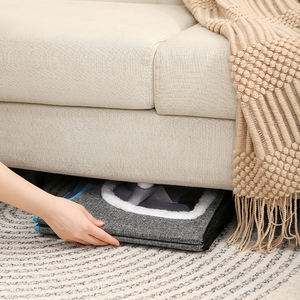 Cama Cueva Plegable Multifuncional para Gatos Chengjun de 41*41*35CM, Tela de Lino Moderna y Ecológica, Extraíble, Lavable y Antiarañazos - Product Image 5