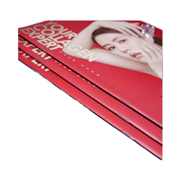 Brochure de haute qualité 150gsm 300gsm papier couché brillant pas cher en gros reliure parfaite couverture rigide impression Type de livre