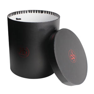 Cajas de flores redondas con asa de cuero personalizada para arreglo de flores, ramos de flores, regalo, moda portátil, diseño Unisex reciclable - Product Image 5