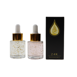 Venta caliente en stock 24K esencia dorada Etiqueta Privada antienvejecimiento antiarrugas humectante sin logotipo esencia dorada ventas al por mayor - Product Image 1