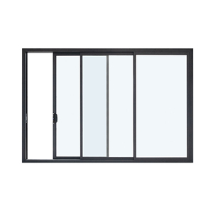 Fenêtres commerciales en verre trempé à double vitrage conformes à la norme australienne AS2047 pour salon, portes coulissantes en aluminium - Product Image 5