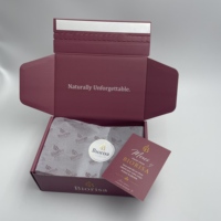 Boîte d'expédition personnalisée avec fermeture éclair pour produits de beauté, emballage cadeau, accessoires vestimentaires et livraison de produits de marque e-commerce